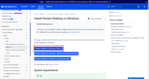 Installer Docker Desktop sur Windows